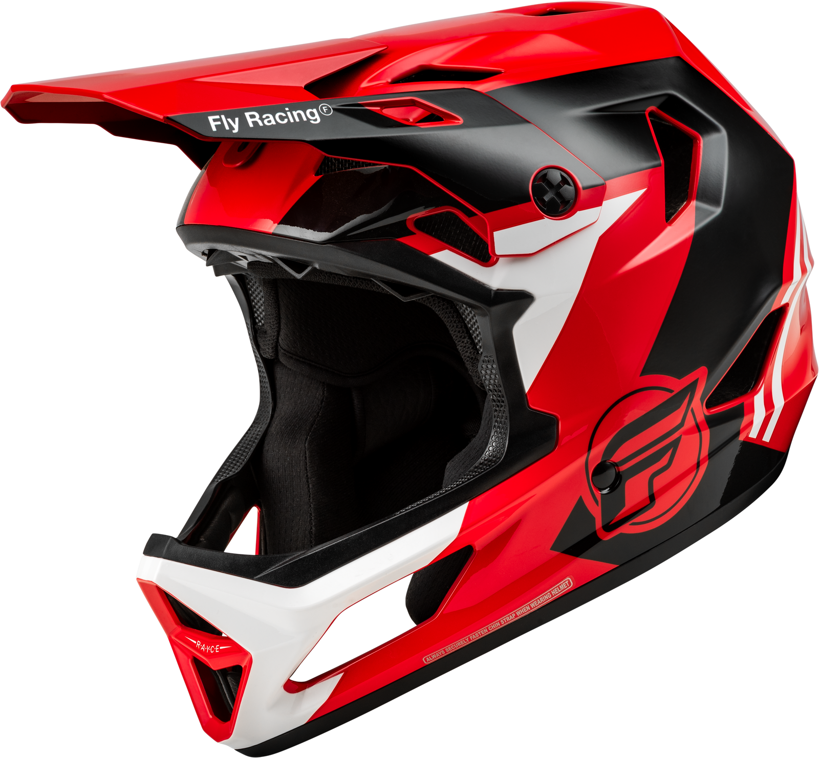 Rayce Bicycle Helmet Red/Black/White Lg