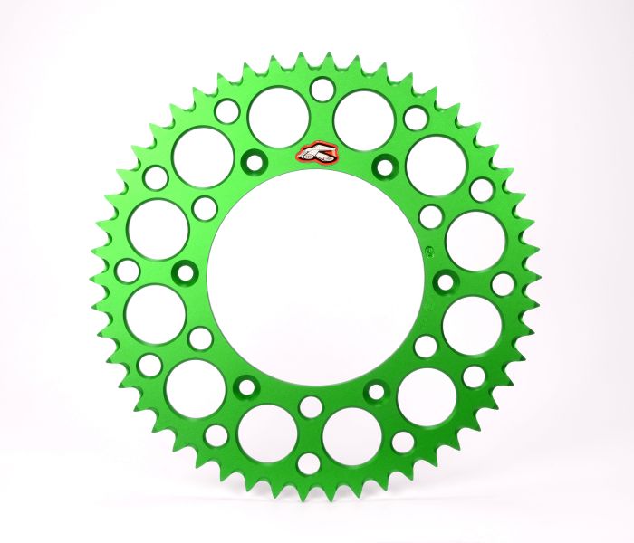 RENTHAL REAR ULTRALIGHT SPROCKET GREEN GROOVED 47T