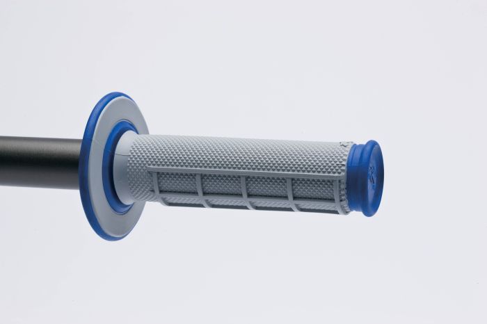 RENTHAL MX GRIPS DL DIAMOND / WAFFLE BLUE / GREY