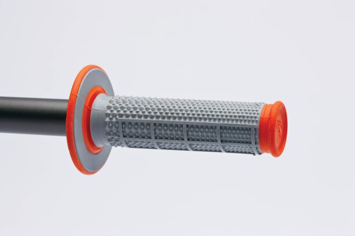 RENTHAL MX GRIPS DL TPR DIAMOND / WAFFLE ORANGE / GREY
