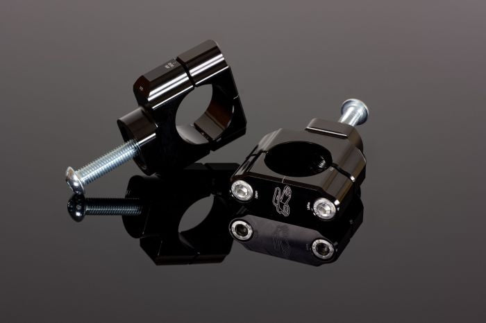 RENTHAL 28.6MM CLAMPS NO OFFSET M12 X 77MM BOLTS