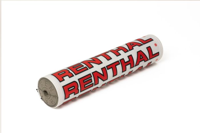 RENTHAL SX PAD 10IN WHITE/RED RETRO