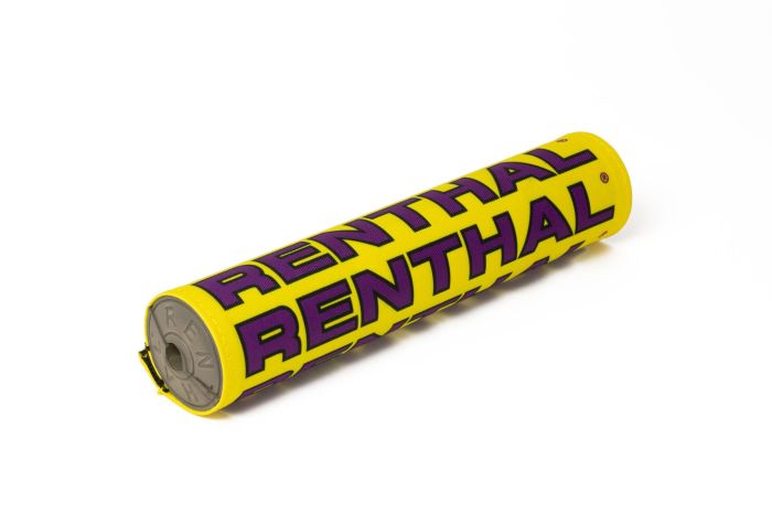 RENTHAL SX PAD 10IN YELLOW/PURPLE RETRO