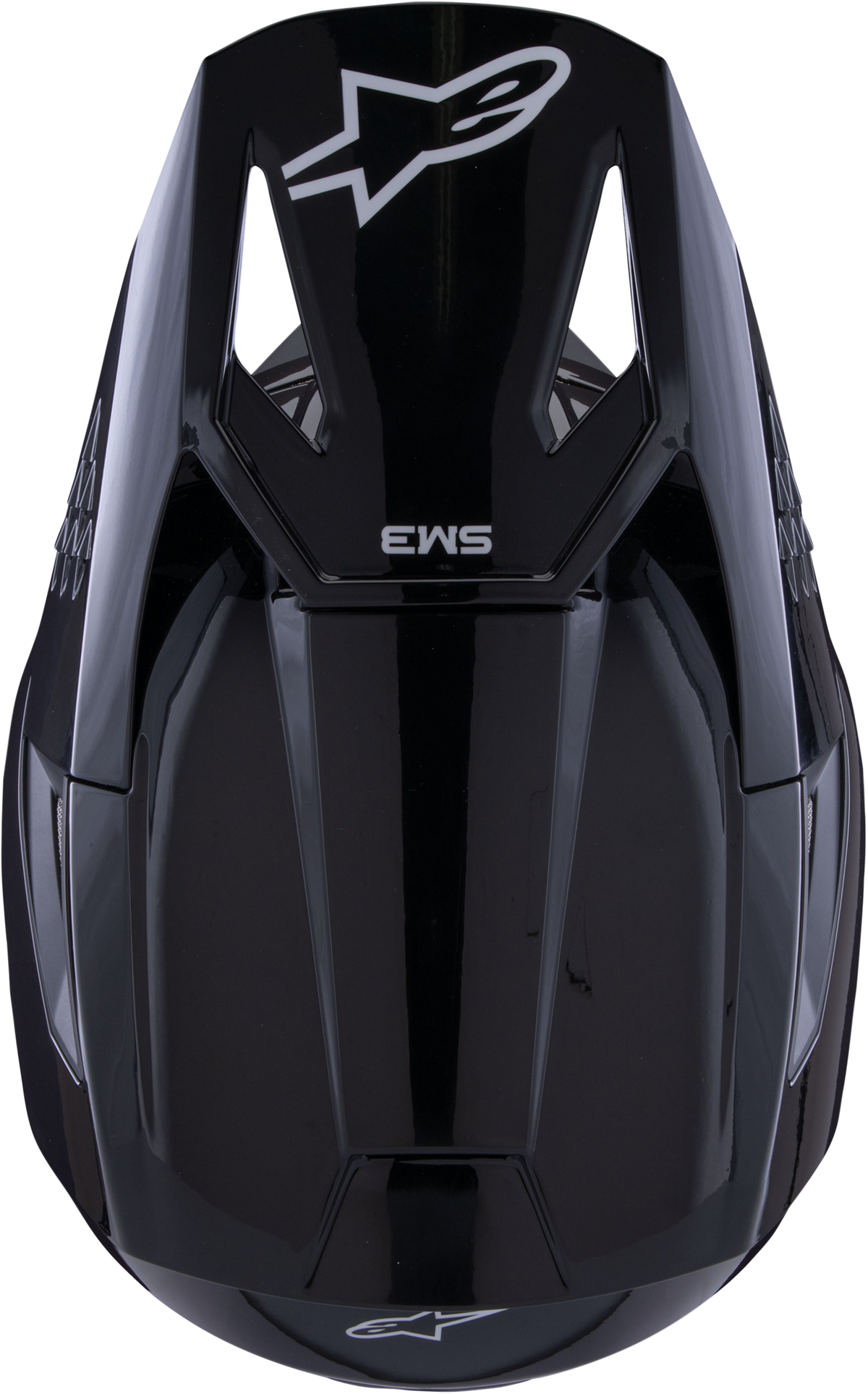 Sm3 Solid Helmet Black Glossy Md