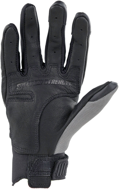 Speed and Strength Starstruck Mesh Gloves Grey Womens - XL