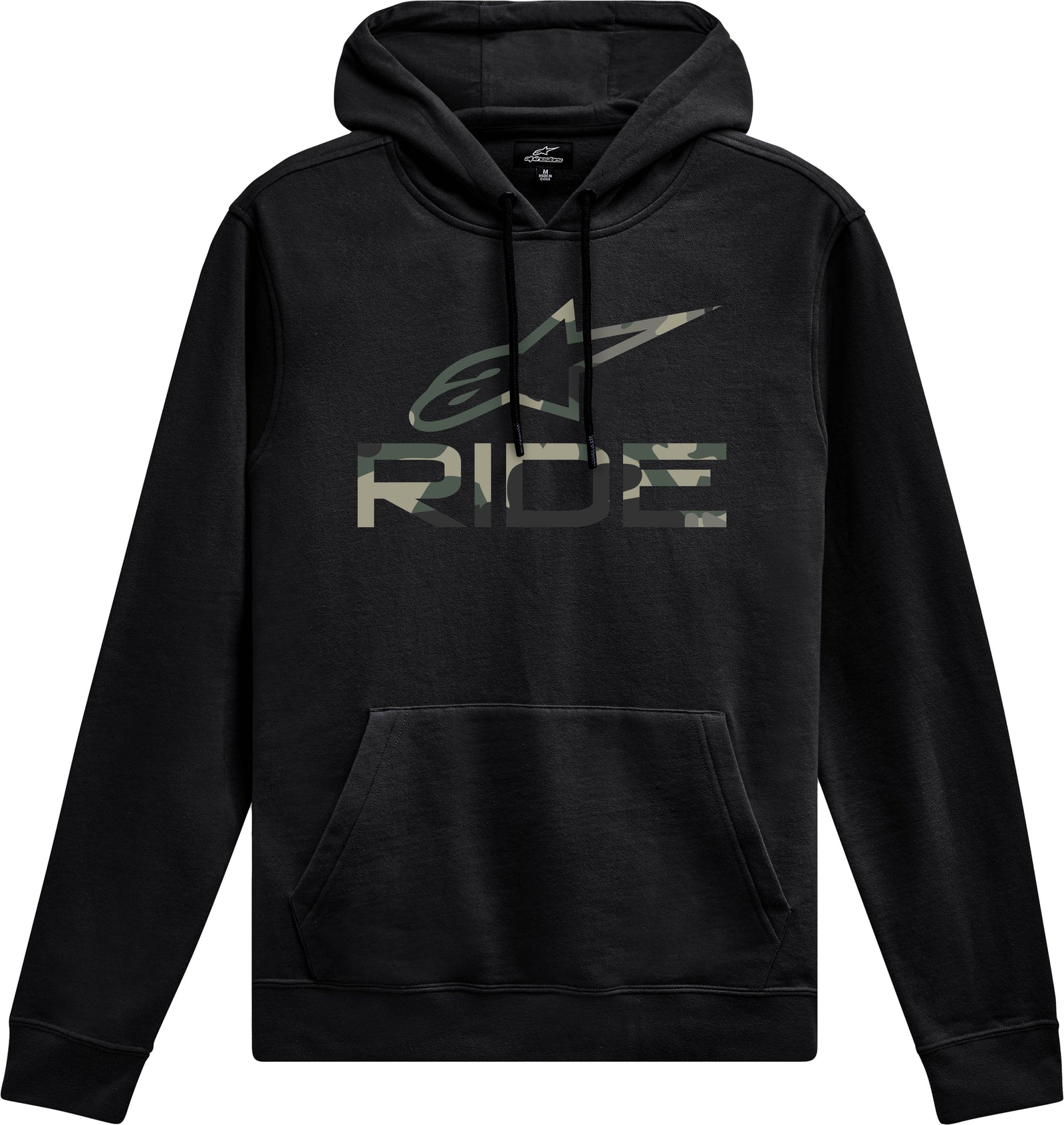 Ride Camo Hoodie V3 Black Sm