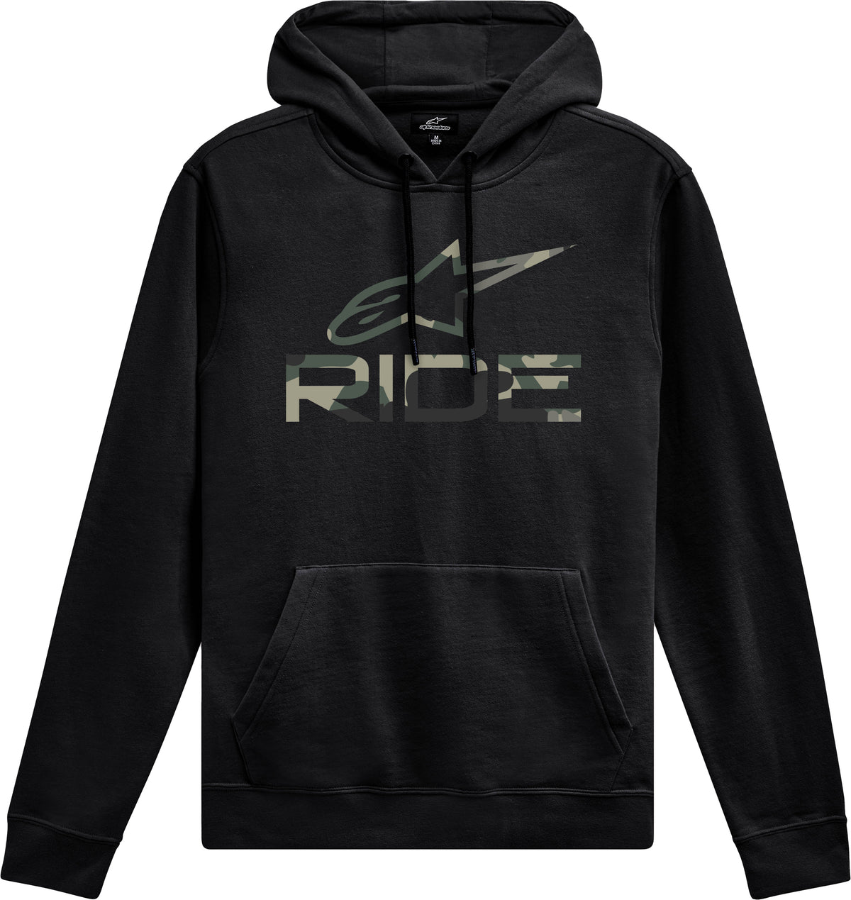 Ride Camo Hoodie V3 Black Md