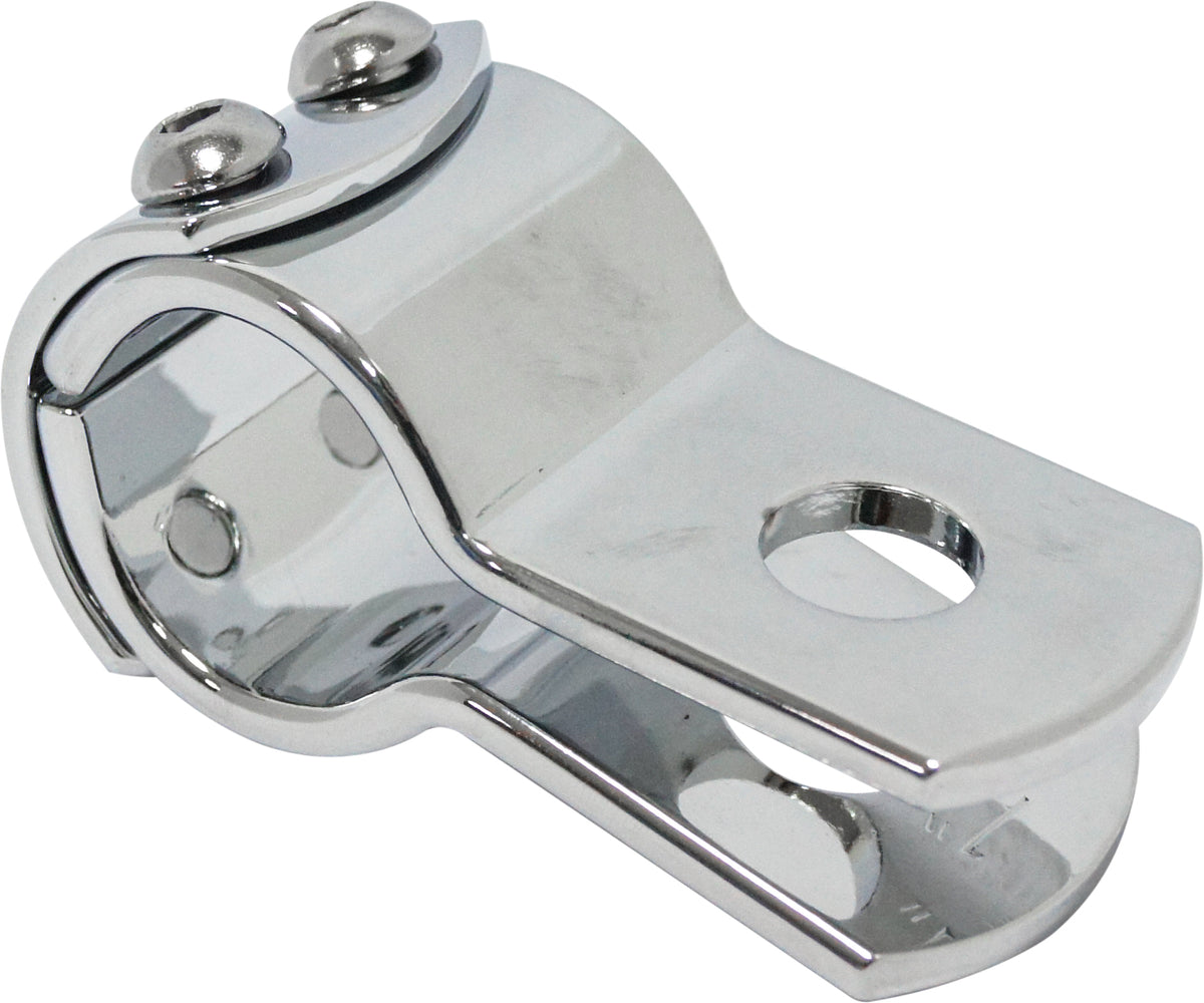 Three Piece Frame Clamp 7/8&quot; Chrome