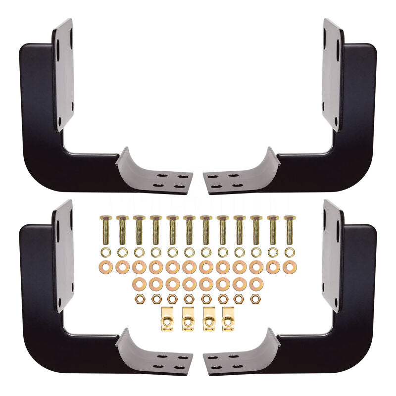 Westin 99-16 Ford F-250/350/450/550HD Reg/Supr Cab/Crew Premier Oval Nerf Step Bar Mount Kit - Blk