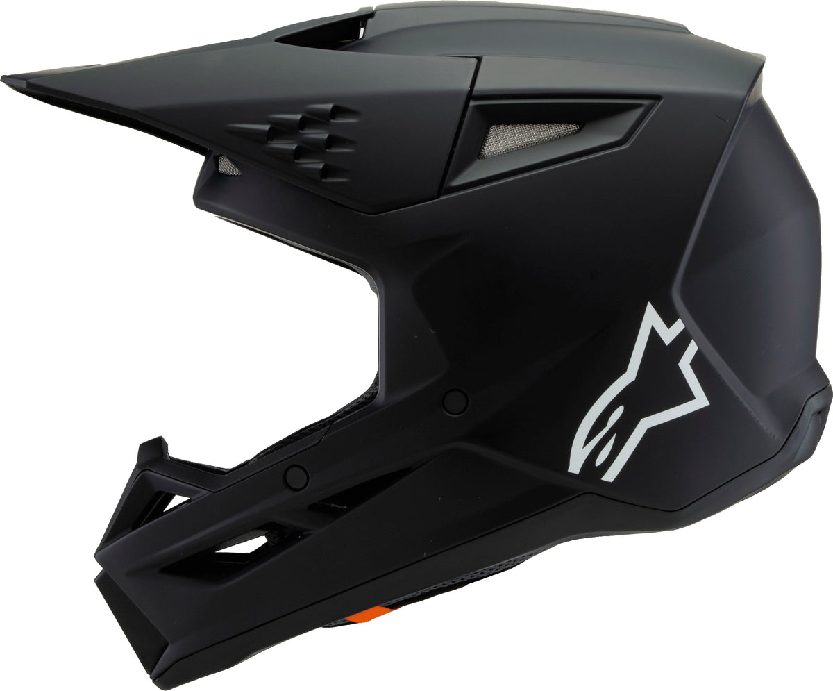 Sm3 Youth Solid Helmet Black Matte Ys