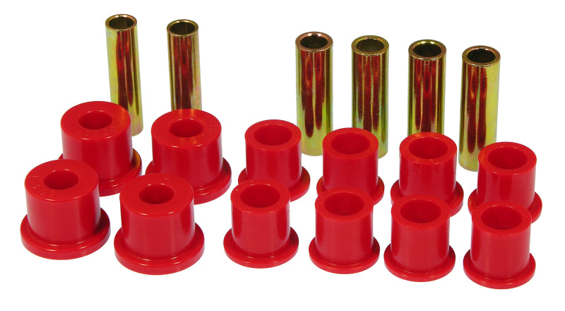 Prothane 82-96 Ford Rear Spring &amp; Shackle Bushings - Red
