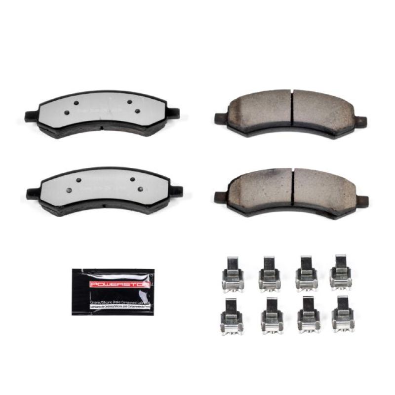 Power Stop 07-09 Chrysler Aspen Front Z36 Truck &amp; Tow Brake Pads w/Hardware