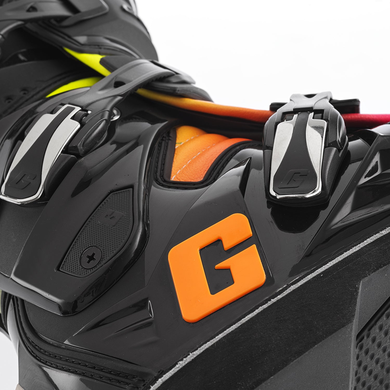 Sg12 Le Boots Black/Orange/Pink Sz 12