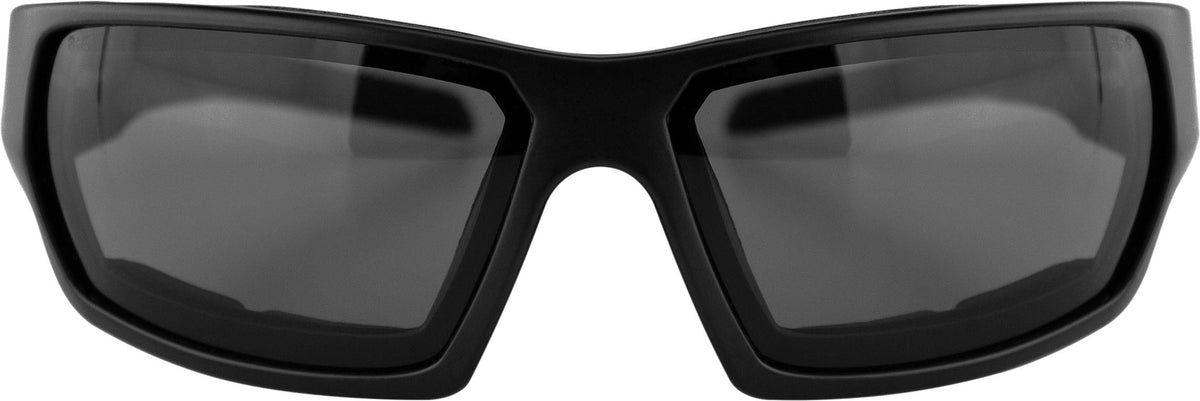 Tread Sunglasses Matte Black W/Smoked Lens Removable Foam
