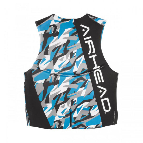 AIRHEAD CAMO COOL MEN'S KWIK-DRY NEOLITE VEST, BLUE