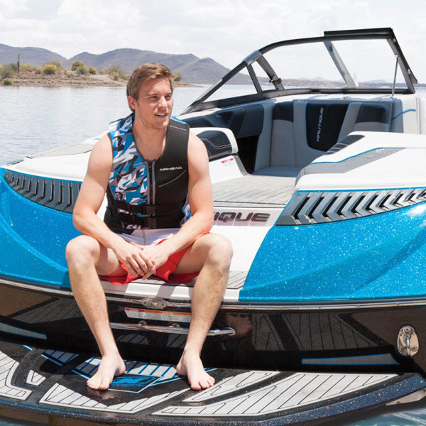 AIRHEAD CAMO COOL MEN'S KWIK-DRY NEOLITE VEST, BLUE