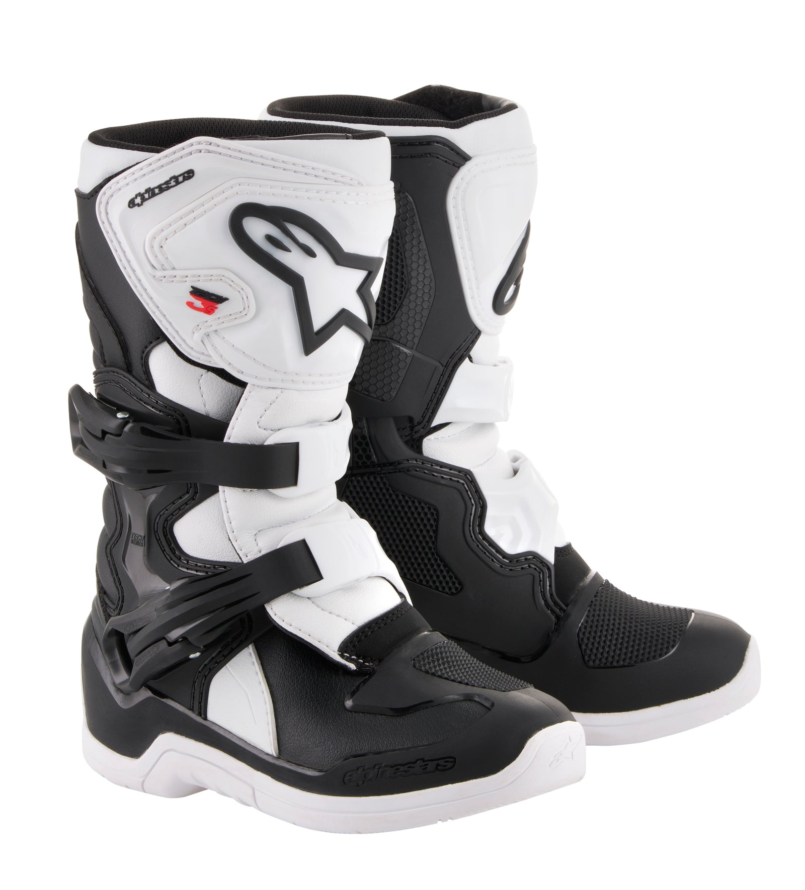 Tech 3s Boots Black/White Sz Y13