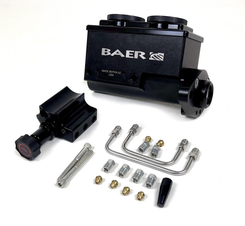 Baer Brakes GM/Ford 15/16in Bore Remaster 2-Bolt Master Cylinder Kit - Black