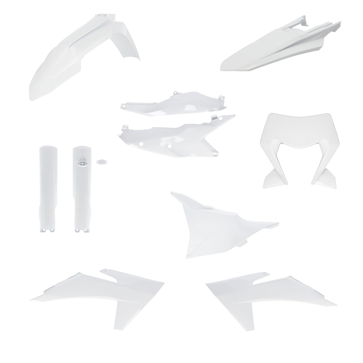Plastic Kit  Full Ktm White