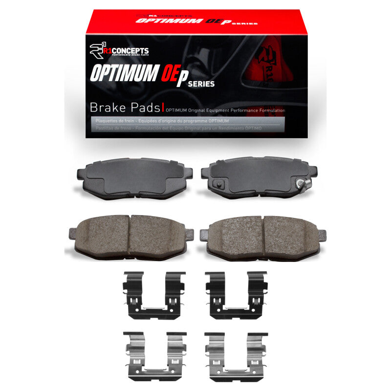 R1 2006-2025 Scion FR-S Rear R1 Optimum OE Pads &amp; Hardware Kit