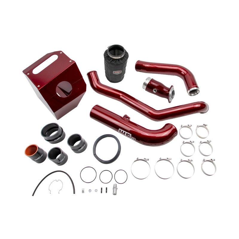 Wehrli 17-19 Chevrolet 6.6L L5P Duramax High Flow Intake Bundle Kit Stage 2 - Red