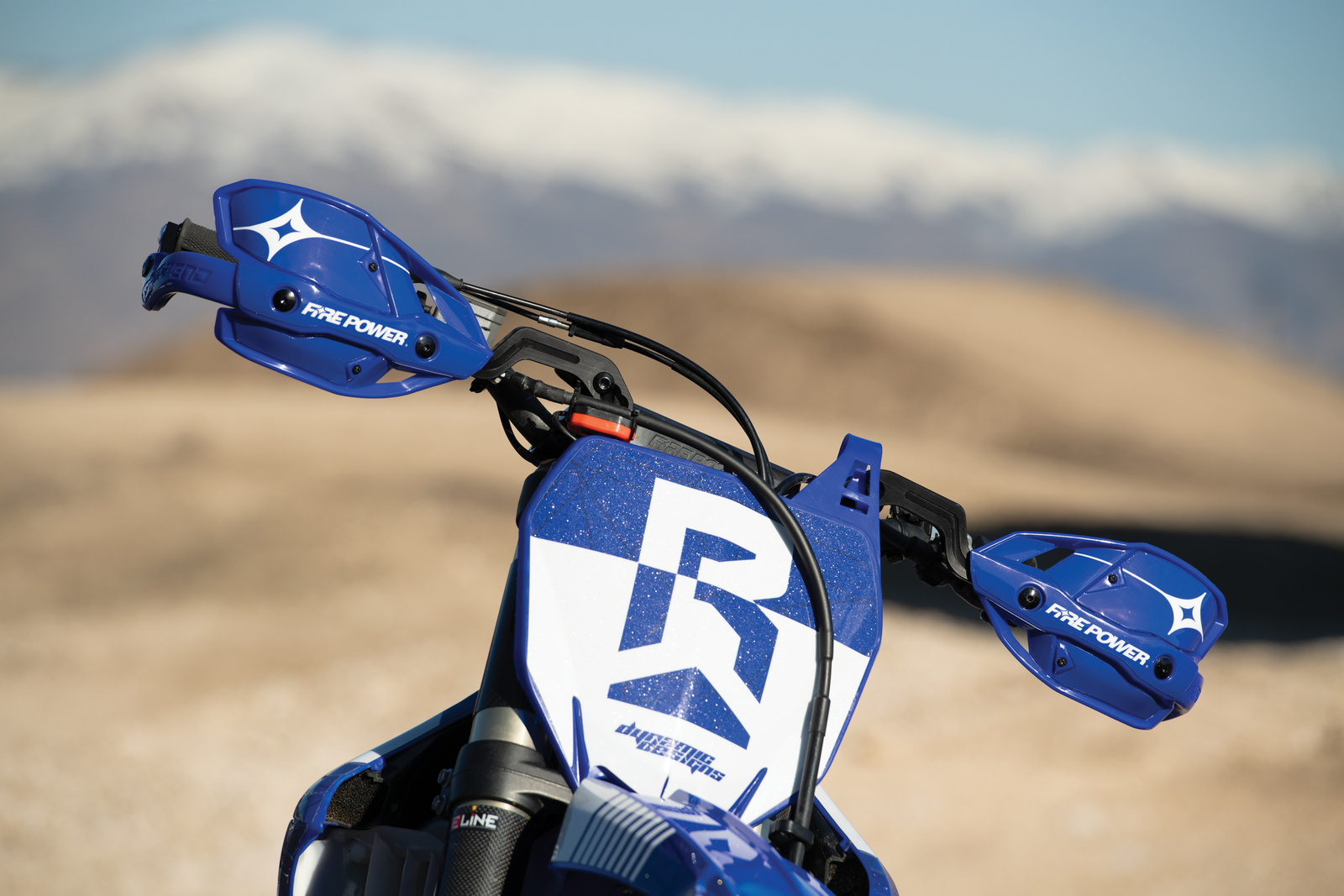 1 1/8" Closed Handguard Blue