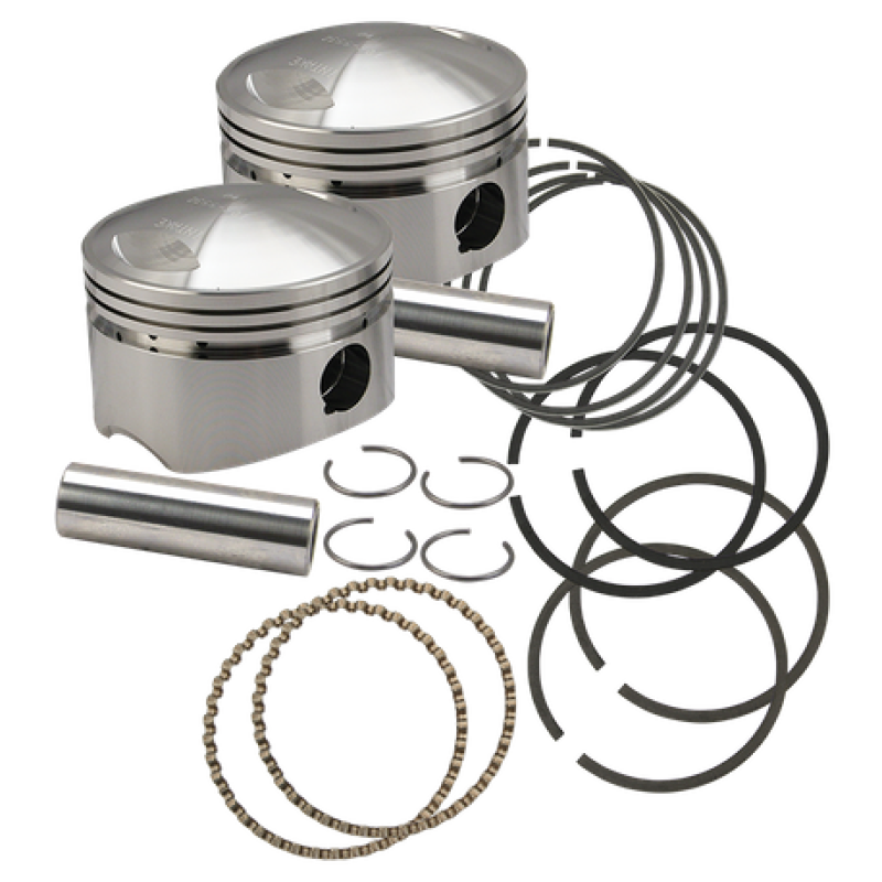 S&amp;S Cycle 36-84 BT 3-5/8in Piston Set - Standard