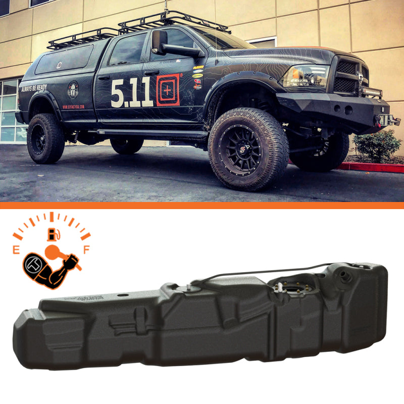 Titan Fuel Tanks 13-24 RAM 2500/3500 Cummins Crew Cab Long Bed 55 Gallon XXL Mid-Ship Fuel Tank