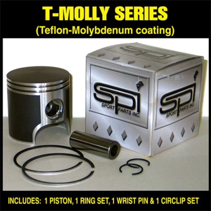 OEM STYLE PISTON KIT WITH RINGS TEFLON COATED .040