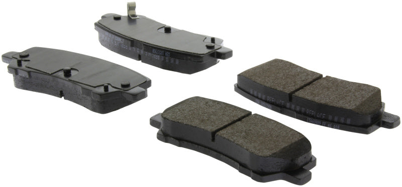 StopTech 15-18 Ford Mustang Rear Street Brake Pads w/Shims &amp; Hardware