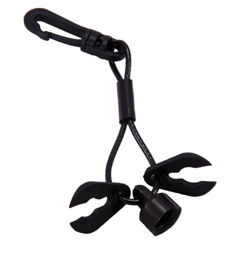 LANYARD, SHOP, MULTI END, BLACK