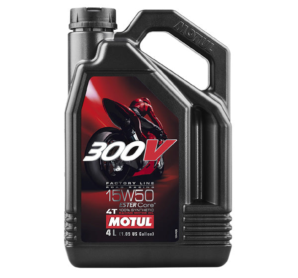 MOTUL - 300V FL ROAD RACING 15W50, 4 LITER