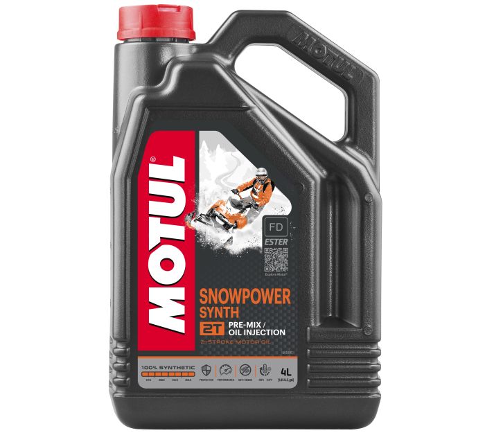 MOTUL - SNOWPOWER SYNTH 2T, 4 LITER