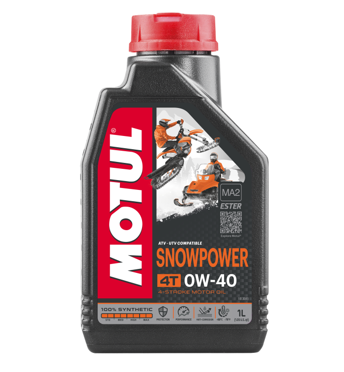 MOTUL - SNOWPOWER 4T 0W40, 1 LITER