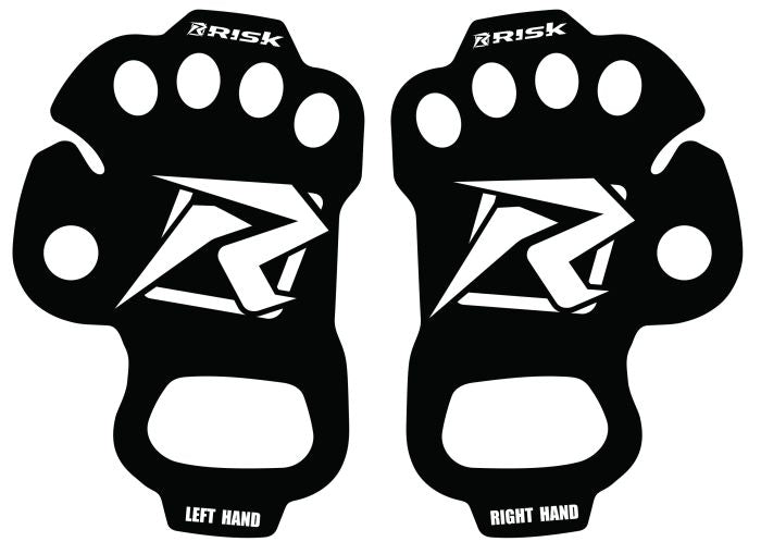 RISK RACING PALM PROTECTORS ULTRA THIN BLACK SM/MD
