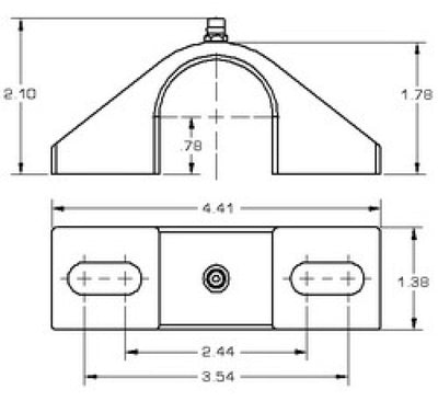 Hotchkis Style B 7/8in Heavy Duty Billet Sway Bar Bushing Brackets (Sold as a Pair)