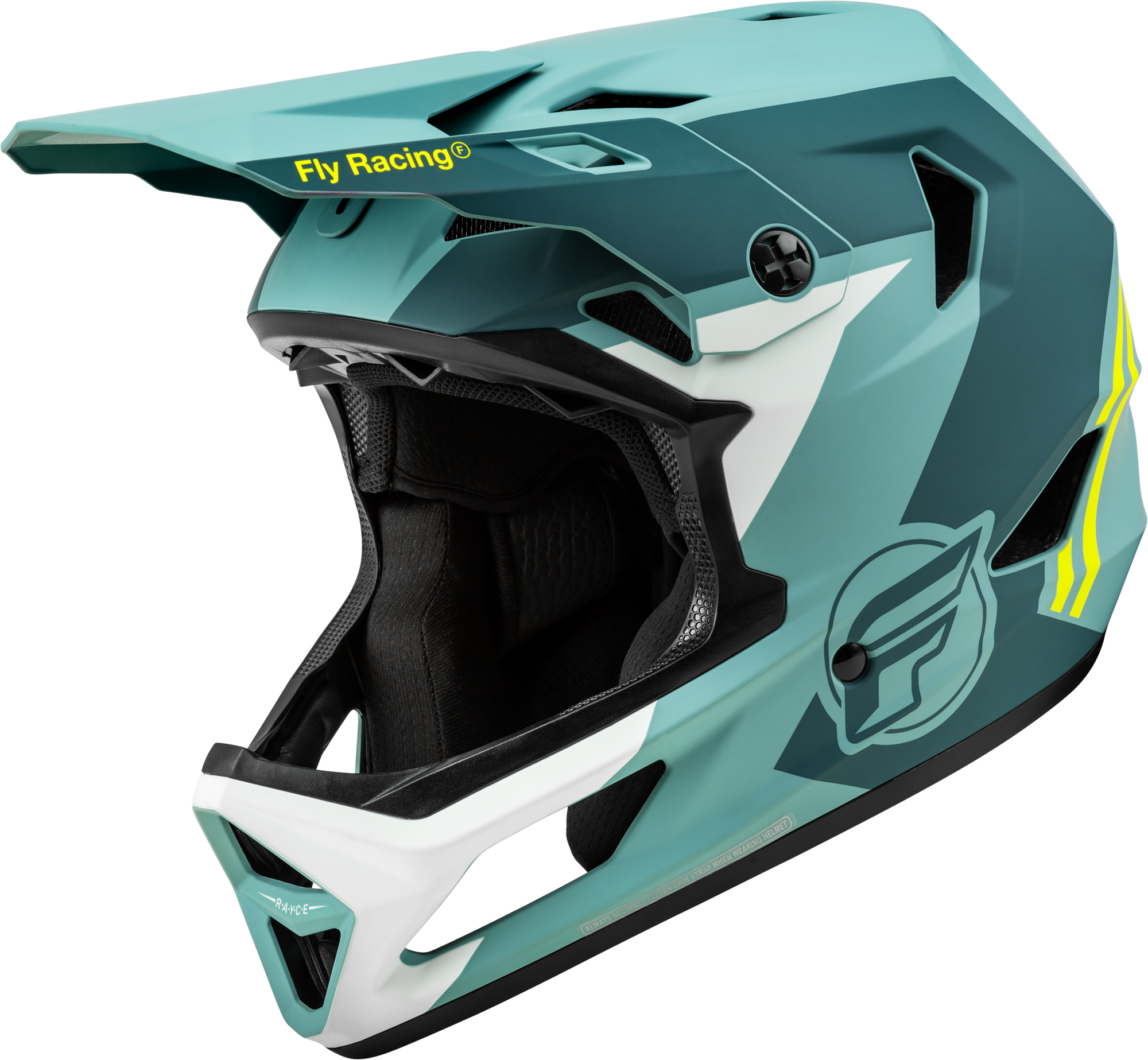 Rayce Bicycle Helmet Matte Blue Stone/Hi Vis Sm