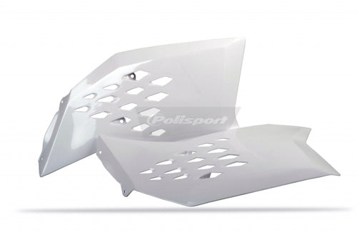 RADIATOR SCOOPS KTM 125/250 SX WHITE KTM