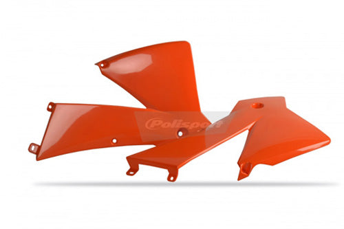 RADIATOR SCOOPS KTM 125/250 SX OEM COLOR ORANGE KTM
