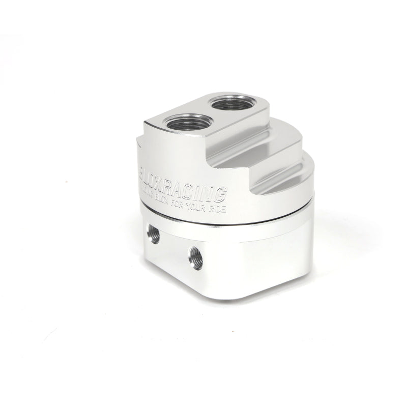 BLOX Racing Remote Oil Filter Relocation Kit - Polished