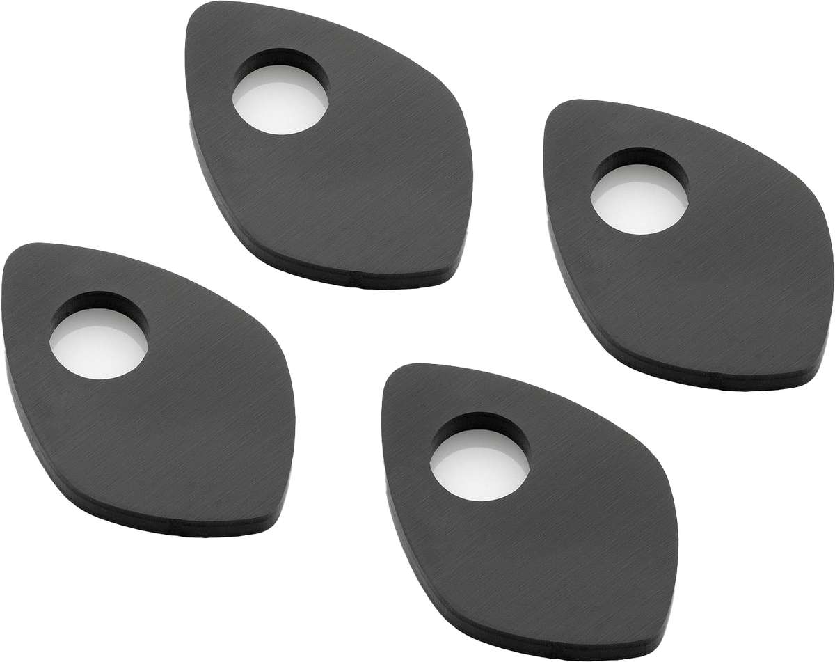 Turn Signal Mounting Kit 4 Pcs Black