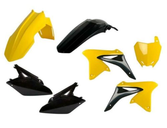 POLISPORT MX COMPLETE KIT SUZUKI, YELLOW/BLACK