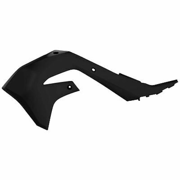 POLISPORT RADIATOR SCOOPS KAWASAKI, BLACK