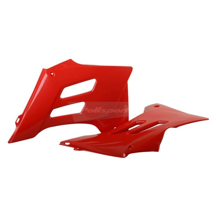 POLISPORT RADIATOR SCOOPS GAS GAS , RED