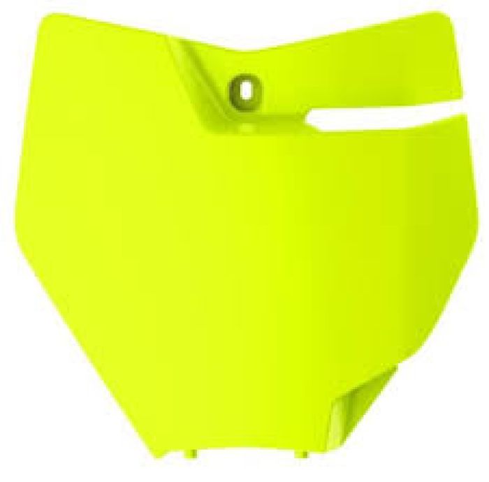 POLISPORT NUMBER PLATE KTM, YELLOW FLO
