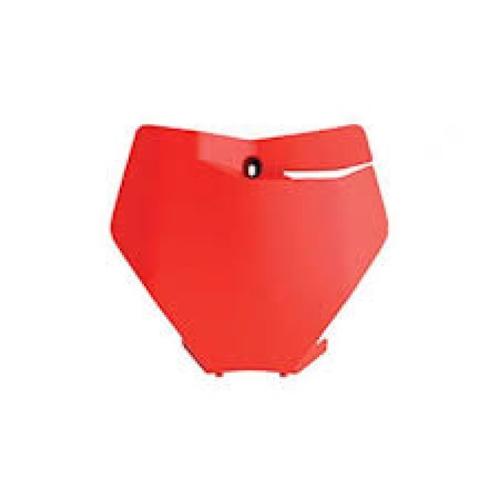 POLISPORT NUMBER PLATE KTM, ORANGE FLO