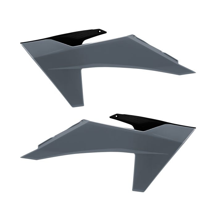 POLISPORT REPLICA RADIATOR SCOOPS BLACK/N-GREY