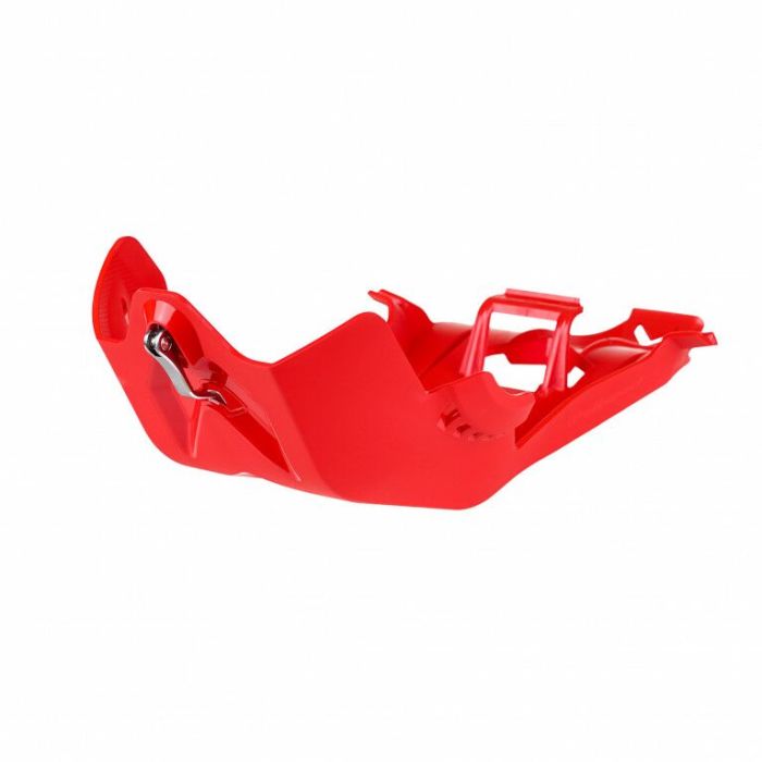 POLISPORT SKID PLATE WITH LINK PROTECTOR RED