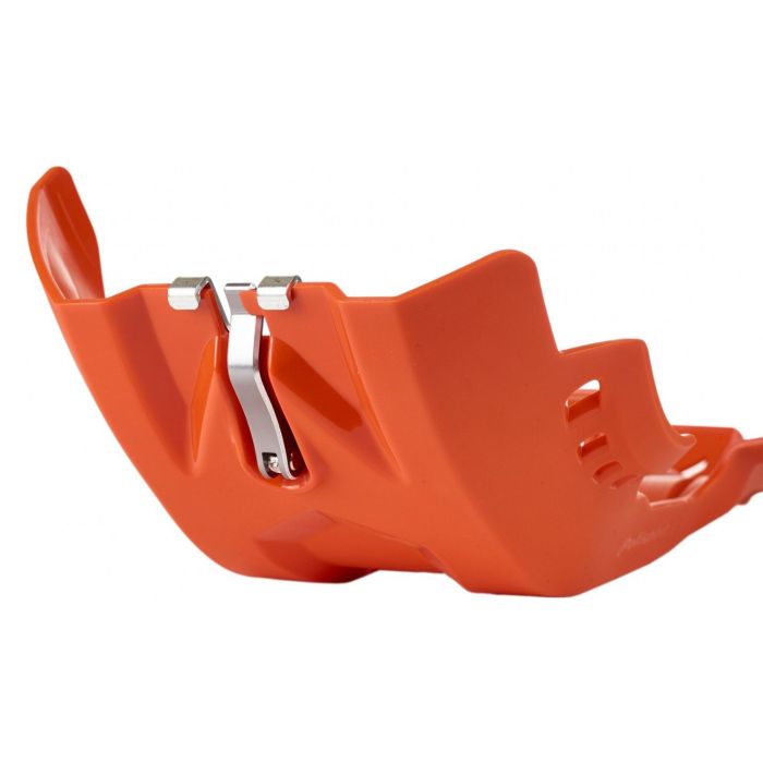 POLISPORT SKID PLATE WITH LINK PROTECTOR ORANGE