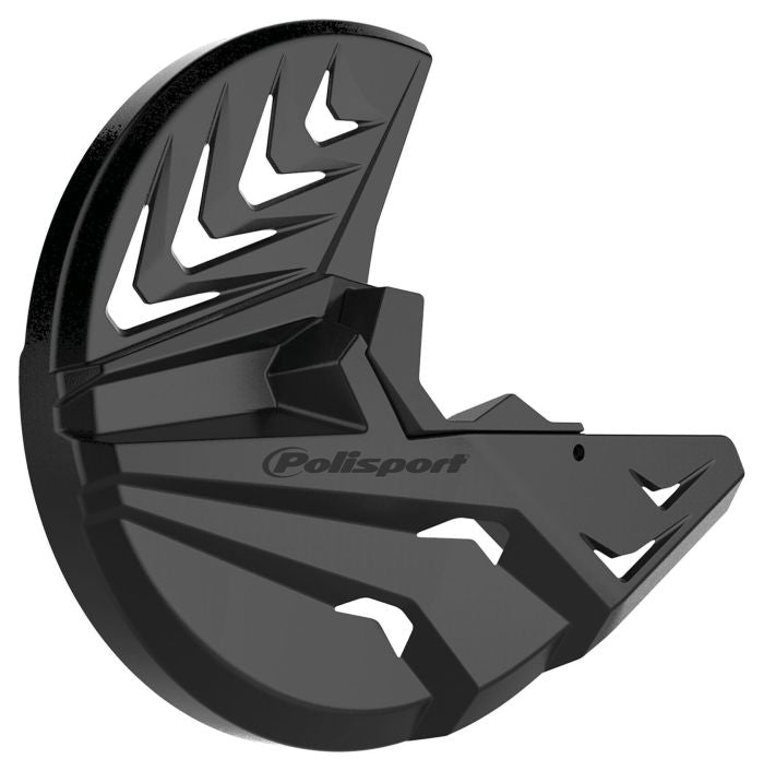 POLISPORT DISK &amp; BOTTOM FORK PROTECTOR BLACK/BLACK